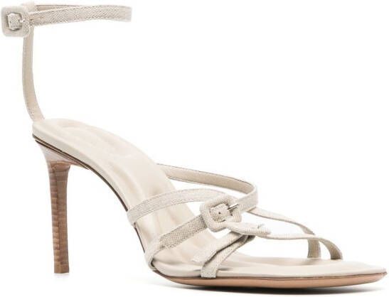 Jacquemus Camargue sandalen Beige