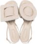 Jacquemus Cuscinu slingback sandalen Beige - Thumbnail 4