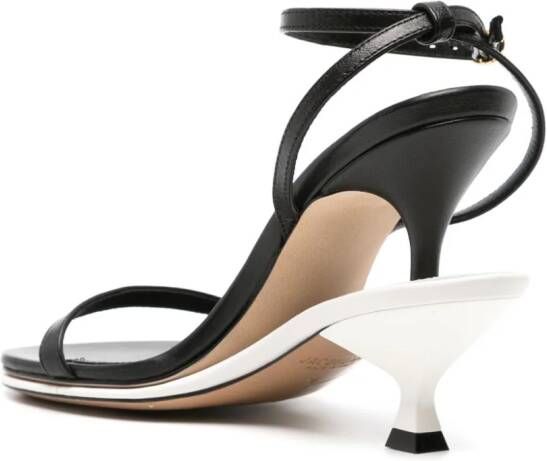 Jacquemus Les Doubles 100 sandalen Zwart