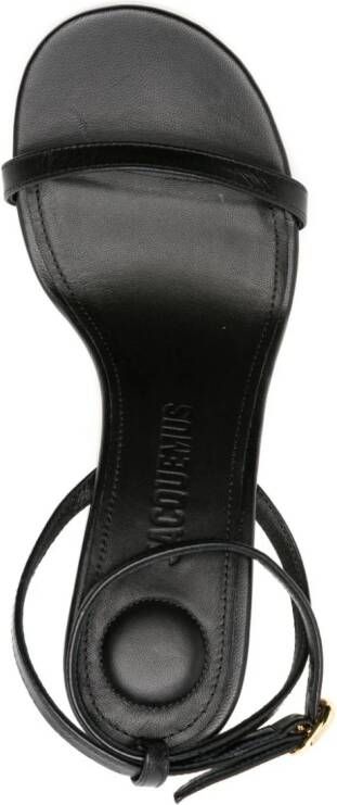 Jacquemus Les Doubles 100 sandalen Zwart