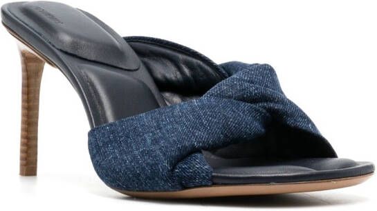 Jacquemus Les Mules Magnu 95mm sandalen Blauw