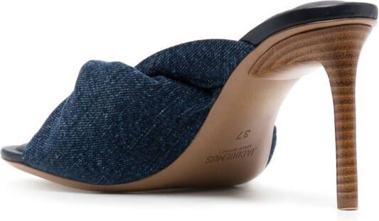 Jacquemus Les Mules Magnu 95mm sandalen Blauw