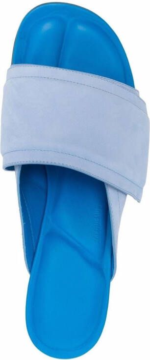 Jacquemus Les mules Piscine sandalen Blauw