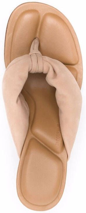 Jacquemus Les Sandales Nocio sandalen Beige