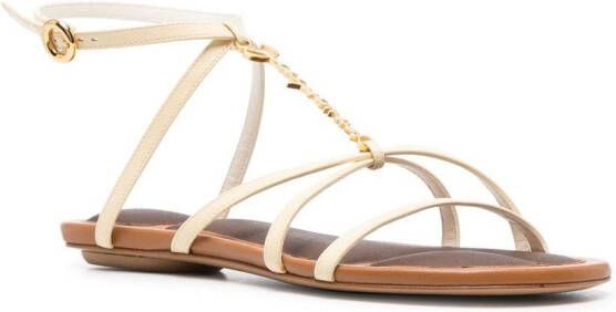 Jacquemus Les Sandales Pralu sandalen Beige