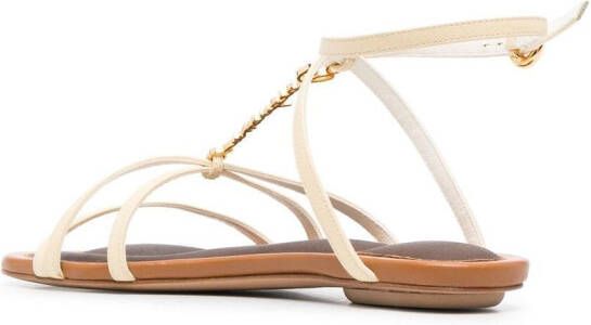 Jacquemus Les Sandales Pralu sandalen Beige