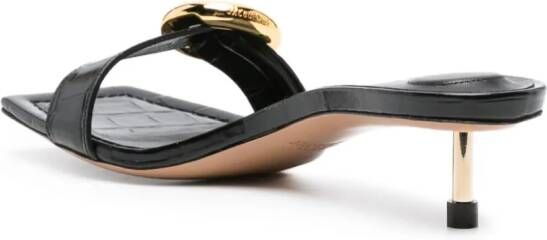 Jacquemus Les Sandales Regalo 40mm sandalen Zwart