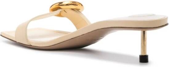 Jacquemus Les Sandales Regalo Basse sandalen Geel