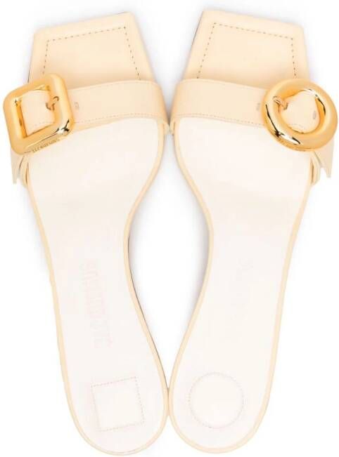 Jacquemus Les Sandales Regalo Basse sandalen Geel