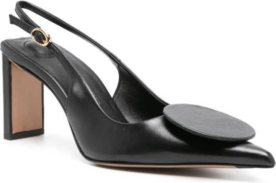 Jacquemus Les Slingbacks Duelo Hautes 80mm pumps Zwart