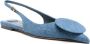 Jacquemus Les Slingbacks Duelo Plates leren ballerina's Blauw - Thumbnail 2