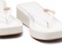 Jacquemus Les Tatanes sandalen met plateauzool Wit - Thumbnail 2