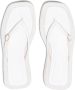 Jacquemus Les Tatanes sandalen met plateauzool Wit - Thumbnail 4