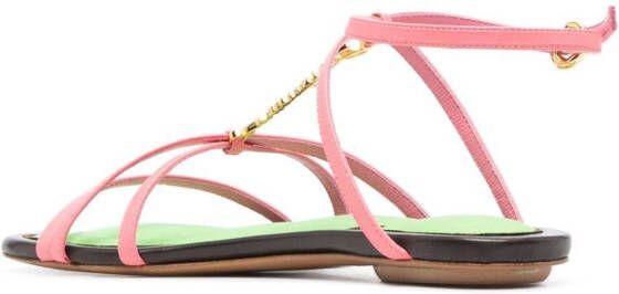 Jacquemus Pralu sandalen met bandjes Roze