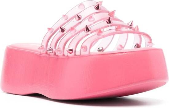 Jean Paul Gaultier x Melissa Becky Punk Love muiltjes Roze