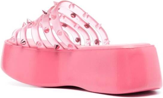 Jean Paul Gaultier x Melissa Becky Punk Love muiltjes Roze