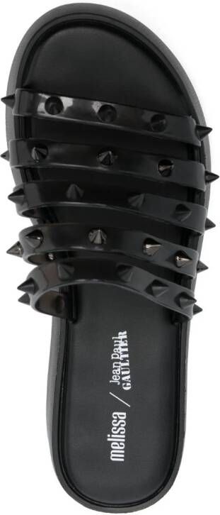 Jean Paul Gaultier x Melissa 60 mm Punk Love Becky sandalen met plateauzool Zwart