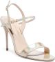 Jennifer Chamandi Tommaso leren sandalen Goud - Thumbnail 2