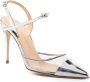 Jennifer Chamandi Vittorio pumps met metallic neus Zilver - Thumbnail 2