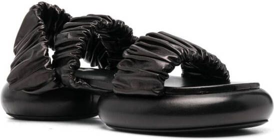 Jil Sander Chunky sandalen Zwart