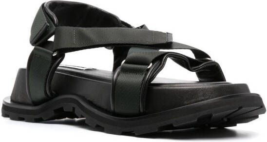 Jil Sander Chunky hiking sandalen Groen