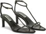 Jil Sander Hoge leren sandalen Zwart - Thumbnail 2