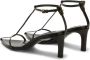 Jil Sander Hoge leren sandalen Zwart - Thumbnail 3