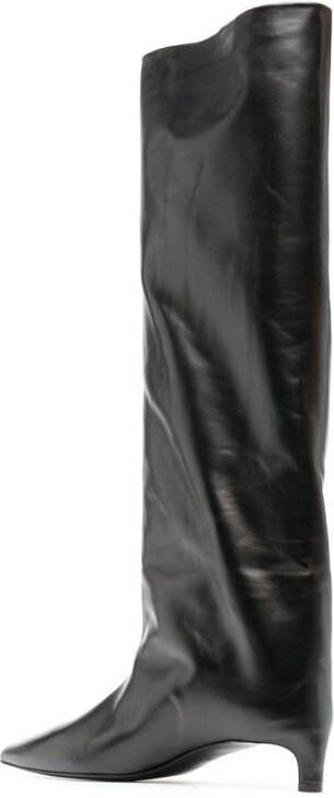 Jil Sander Knielaarzen Zwart