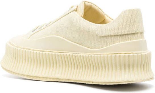 Jil Sander Sneakers met vlakken Geel