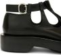 Jil Sander Leren loafers met gesp Zwart - Thumbnail 5