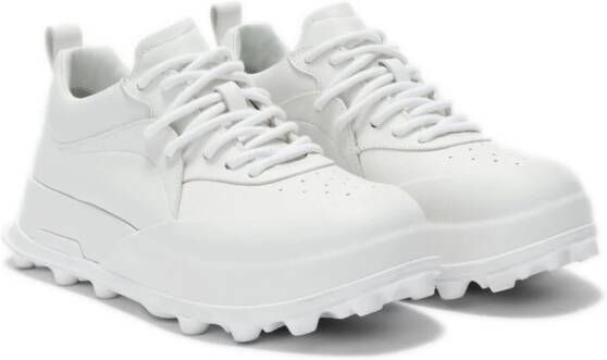 Jil Sander Leren sneakers Wit