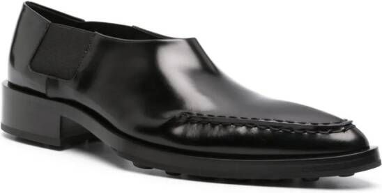 Jil Sander Loafers met puntige neus Zwart