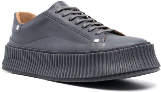 Jil Sander Sneakers met plateauzool Grijs