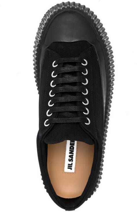 Jil Sander Low-top sneakers Zwart