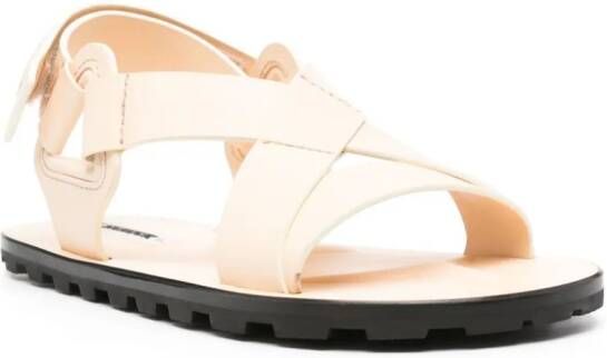 Jil Sander Sandalen met meerdere bandjes Beige