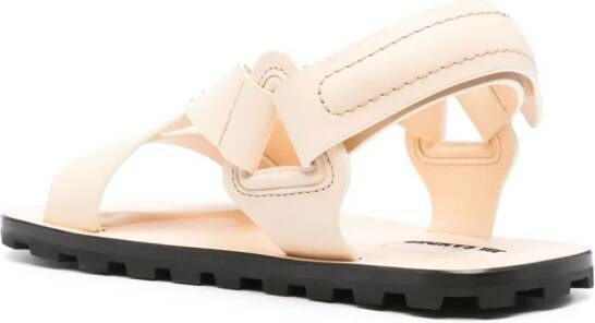 Jil Sander Sandalen met meerdere bandjes Beige