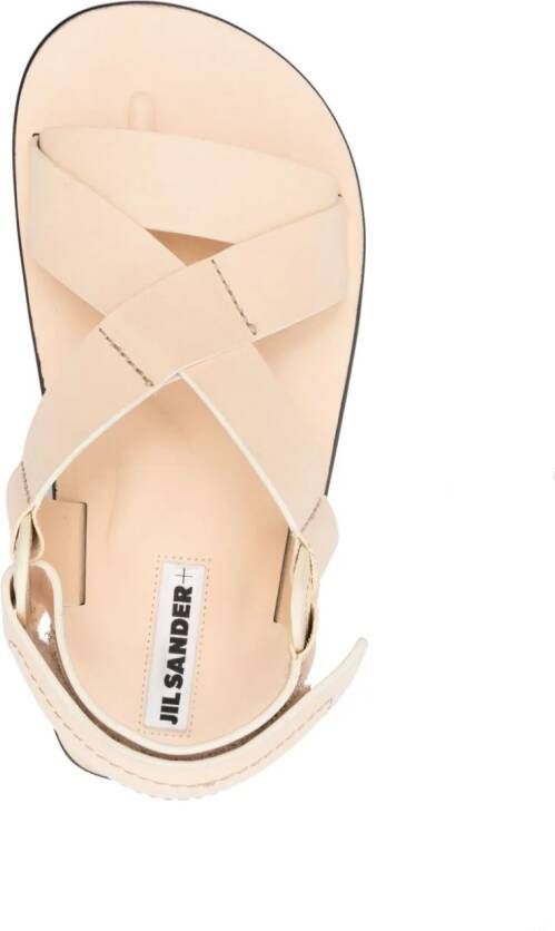 Jil Sander Sandalen met meerdere bandjes Beige