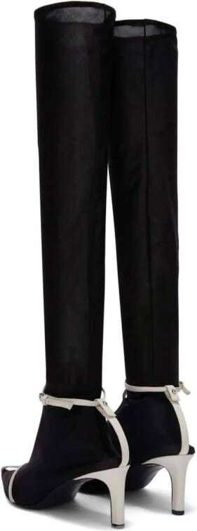 Jil Sander Overknee laarzen Grijs