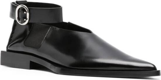 Jil Sander Oxford schoenen met puntige neus Zwart