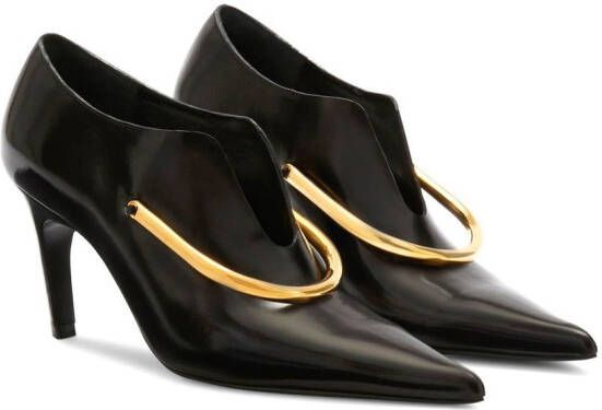 Jil Sander Pumps met puntige neus Zwart