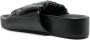 Jil Sander Leren sandalen met plateauzool Zwart - Thumbnail 3