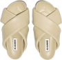 Jil Sander Sandalen met gekruiste bandjes Beige - Thumbnail 4