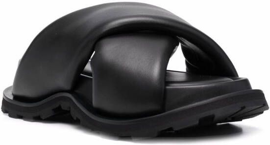 Jil Sander Sandalen met open neus Zwart