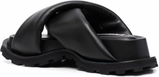 Jil Sander Sandalen met open neus Zwart