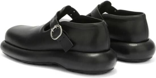 Jil Sander Scarpe leren loafers Zwart