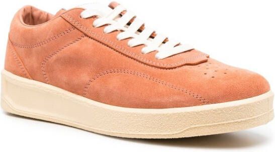 Jil Sander Sneakers met logo-reliëf Oranje