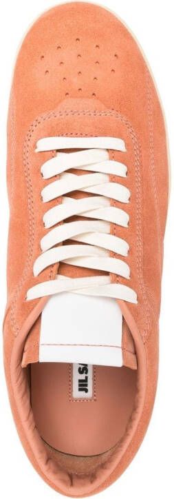 Jil Sander Sneakers met logo-reliëf Oranje