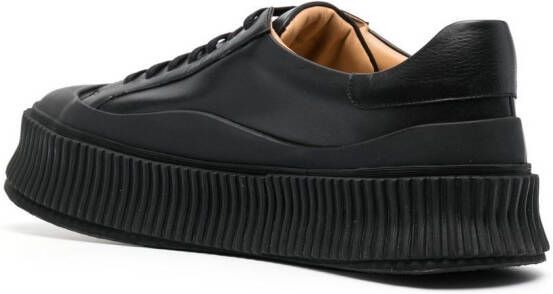 Jil Sander Sneakers met plateauzool Zwart