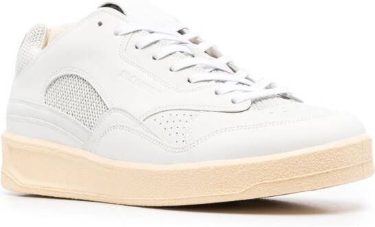 Jil Sander Sneakers met vlakken Wit