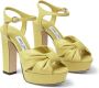 Jimmy Choo Heloise 120 mm sandalen met plateauzool Geel - Thumbnail 2